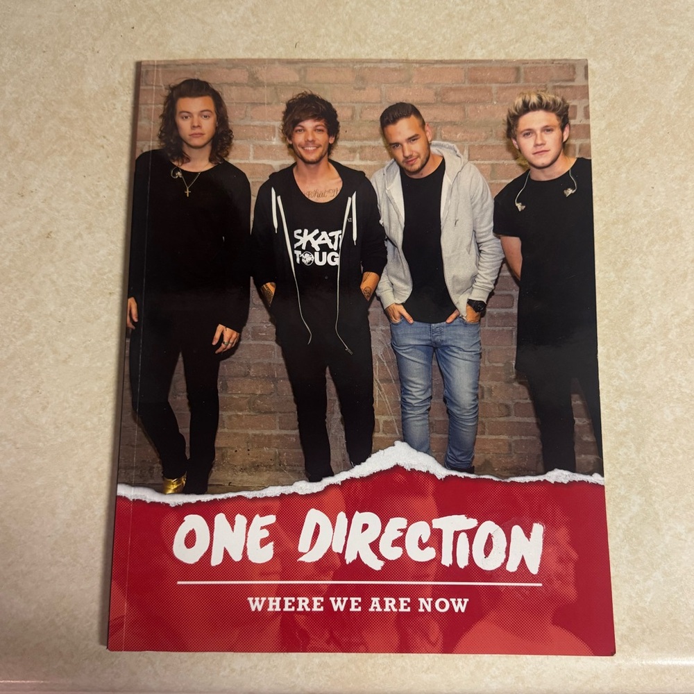 One Direction Where We Are Now Book